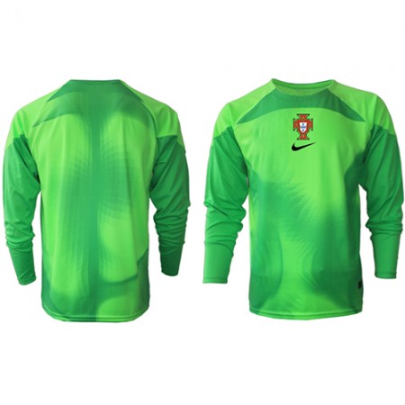 Portugal Matchtröjor Målvakt Hemma Fotbollströja VM 2022 Långärmad Portugal Matchtröjor Målvakt Hemma Fotbollströja VM 2022 Långärmad
